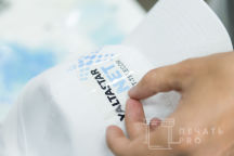 Белые бейсболки с логотипом «YALTASTAR»
